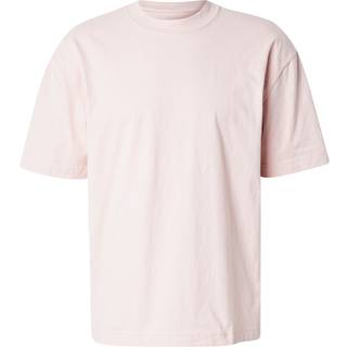 Hollister Rund hals Boxy 100% Bomuld Lyserød T-shirtxsmall