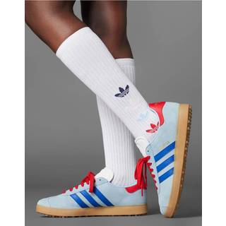 adidas Golf Originals Gazelle golfsko, hvid/rød/blå