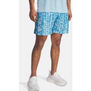 Under Armour Launch All Over Print Shorts, Blue - M