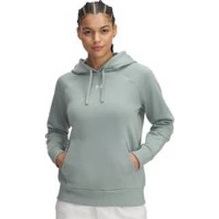 Sweatshirt Under Armour Rival Fleece Hoodie Silica Green/ White M - White - M