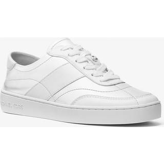 MK Kaycee Metallic Leather Trainers - Silver - Michael Kors - EU 37