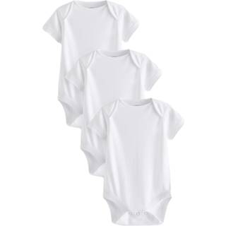 Next White Kind To Skin Baby Bodysuits 3 Pack