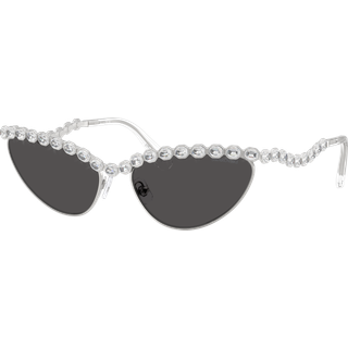 Swarovski Kvinde SK7030 400187 Solbriller Metal Sølv Grå Cat Eye Normal