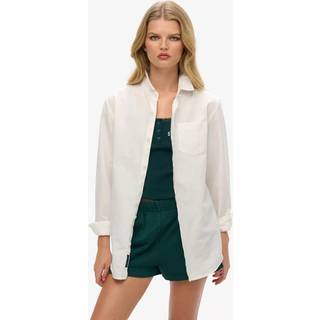 Superdry Superdry Oversized Studios Hørskjorte med knapper - 38
