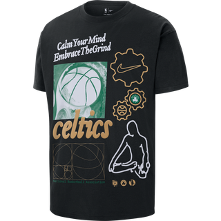 Boston Celtics Courtside Nike NBA Max90-T-shirt til mænd - sort - L