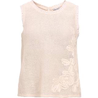 Blomstret Strikket Top