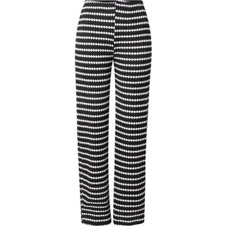 ONLY Bukser - Eva Stripe - Black/Cloud Dancer