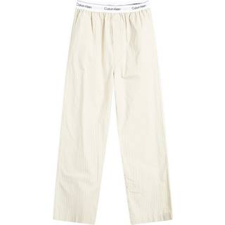 Cotton Poplin Pyjama Pants - Khaki - M