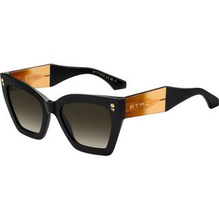 ETRO Kvinde ETRO 0090/S 807/HA Solbriller Acetat Sort Brun Firkantet Normal Skygge