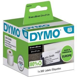 DYMO Appointment Labels - 51mm x 89mm / 300 Labels