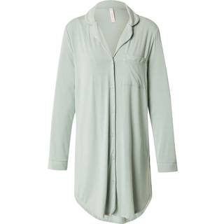 Hunkemöller Langærmet jerseyskjortekjole Essential grøn - 2XL