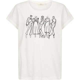 Cream Crrigga T-Shirt Toppe & T-Shirts 10613487 Black Model Sketch (XLARGE)
