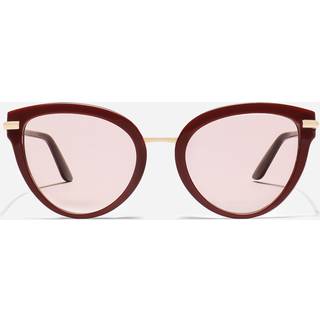 Dolce & Gabbana Kvinde DG4492 3091P5 Solbriller Acetat Rød Rosa Sommerfugl Fotokromatisk