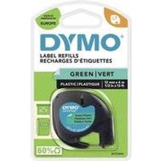 DYMO LetraTAG Tape / 12mm x 4m / Plastic Green