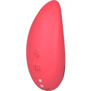 Vibeconnect - Opladelig, vandtæt klitorisvibrator (rød)
