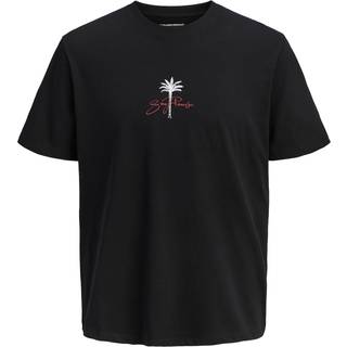 Back Printet O-hals T-shirt