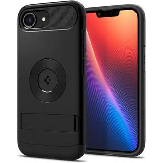 Spigen Slim Armor MagSafe iPhone 16e-etui - Svart