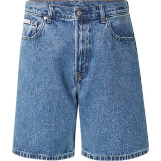 90's Regular Denim Shorts - Blue - 32