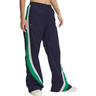 Under Armour Icon Crinkle Women's Tear-Away Pants Midnight Navy / Team Kelly Green / Team Kelly Green S