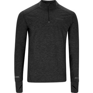 Endurance Tune V2 Melange Midlayer Str. XL - Sort | Optimal til løb og træning, holder dig varm og komfortabel under aktivitet.