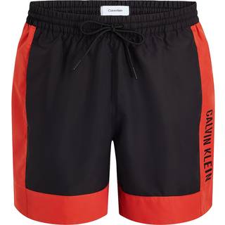 Medium Drawstring Swim Shorts - Intense Power - Red - M