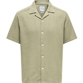 ONLY & SONS Bertil Waffle SS Resort Shirt Twill