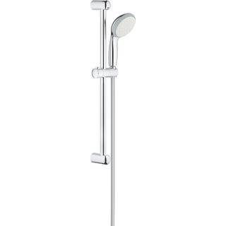 Grohe Vitalio Go 100 Brusesæt Ø 100 mm, 1-bjælke, krom, 1,75 m slange