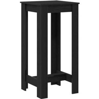 Barbord Sort Eg 51 X 50 X 103.5 Cm Konstrueret Træ