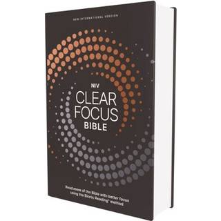 NIV, Clear Focus Bible, Hardcover, Charcoal/Copper