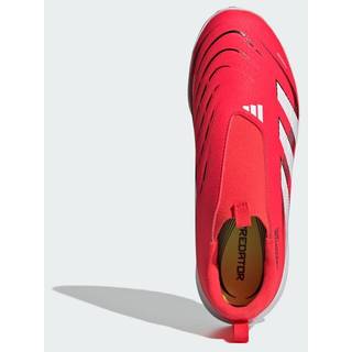 Predator League Laceless Turf Kids støvler - Lucid Red / Cloud White / Core Black - 37 1/3