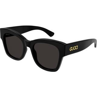 Gucci Kvinde GG1789S 001 Solbriller Acetat Sort Grå Sommerfugl