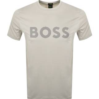 BOSS Tee Active T Shirt Beige