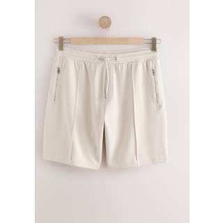 Next Pintuck jerseyshorts med lynlåslommeStor