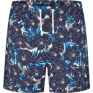 HECHTER PARIS Herren Badeshorts blau Gemustert