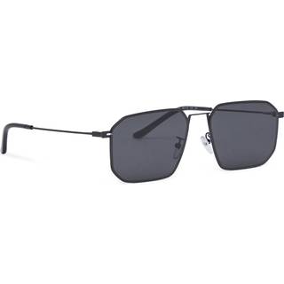 Emporio Armani Mand EA2165D 300187 Solbriller Metal Sort Grå Geometrisk Normal