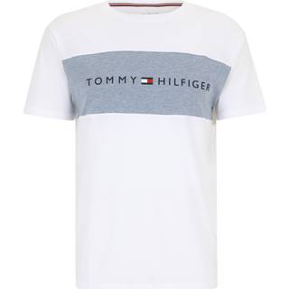 Tommy Hilfiger Lounge Block Logo T Shirt White