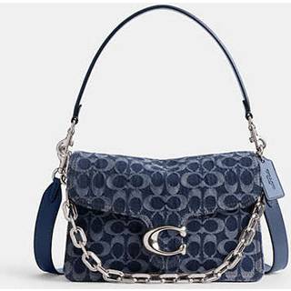 Coach Tabby Signature Chain Skuldertaske mørkeblå