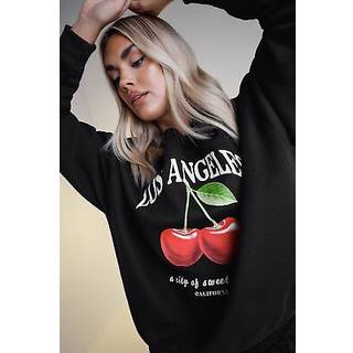 Yours Curve Cherry SweatshirtEU 50-52 (UK 22-24)