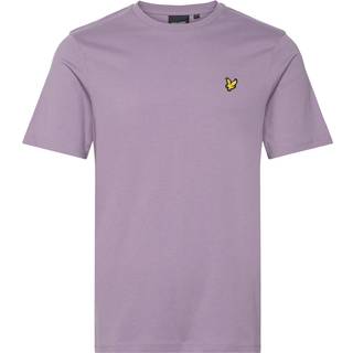 Lyle & Scott Lyle & Scott Purple Cotton Plain T-Shirt