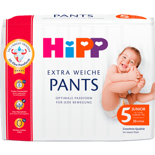 HiPP Pants Junior ekstra bløde bleer str. 5 (11-17 kg)