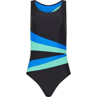 Lts Tall Black Contrast Active Swimsuit 12 Lts | Tall Women's Swimsuits
