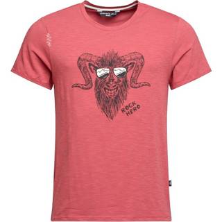 Chillaz Rock Hero T-shirt Herrer størrelse M farve rød/pink