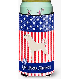 """"Caroline's Treasures USA Patriotic Anatolian Shepherd Tall Boy Beverage Insulator Hugger Multicolor""""