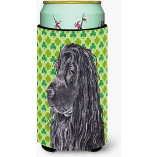 Engelsk Cocker Spaniel St Patrick's Irish Tall Boy Beverage Isulator Beverage Isulator Hugger