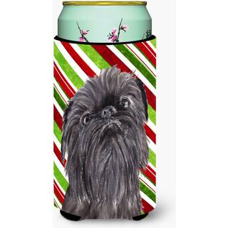 Bruxelles Griffon Candy Cane Christmas Tall Boy Beverage Isulator Beverage Isulator Hugger