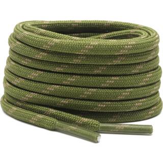 Delele 2 Pair-skridsikre udend?rs bjergbestigning Vandring Walking Shoelaces Round Army Green Khaki String Rope Boot Laces Strong Durable Bootlac