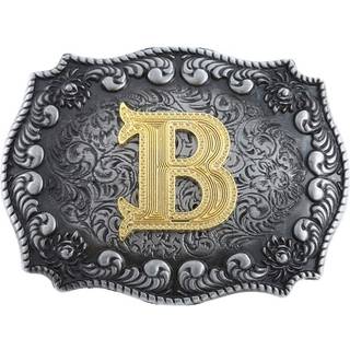 KDG indledende b?lte sp?nde Western Cowboy H?ndlavet metalb?lte sp?nde lille til m?nd Kvinder (B)