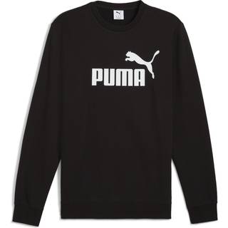 Men&#39;s Puma Essentials No. 1 Logo Crew, Black, Size M, Clothing - Black - M