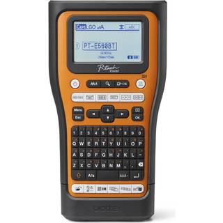 Brother P-Touch PT-E560BTSP Pro Labelling machine with integrated Bluetooth Carry Case and 4 x TZe-tapes
