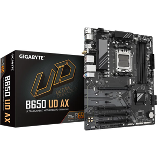 GIGABYTE B650 UD AX - 1.0 - motherboard - ATX - Socket AM5 - AMD B650 Bundkort - AMD B650 - AMD AM5 socket - DDR5 RAM - ATX